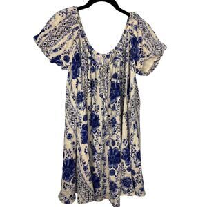 Urban Outfitters Out From Under Amara Cotton-Blend Slip Mini Dress Medium NWT